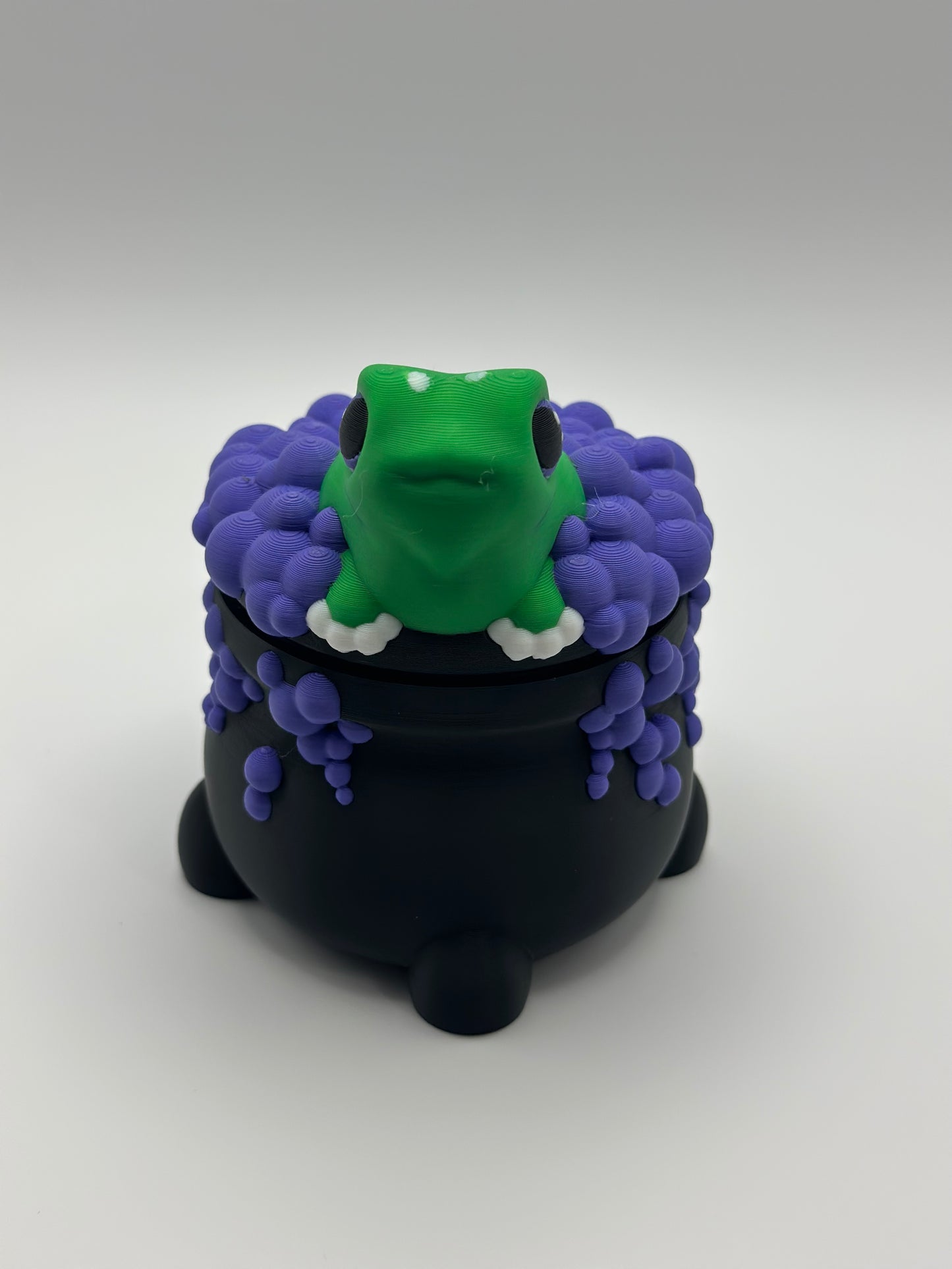 Frog Cauldron Trinket Jar