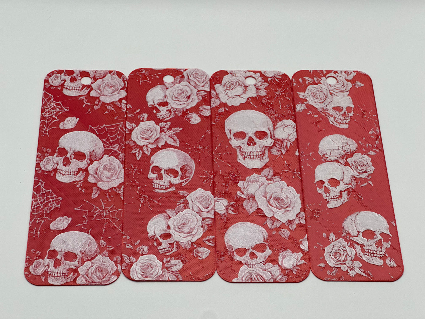 Skulls & Roses Bookmarks Set