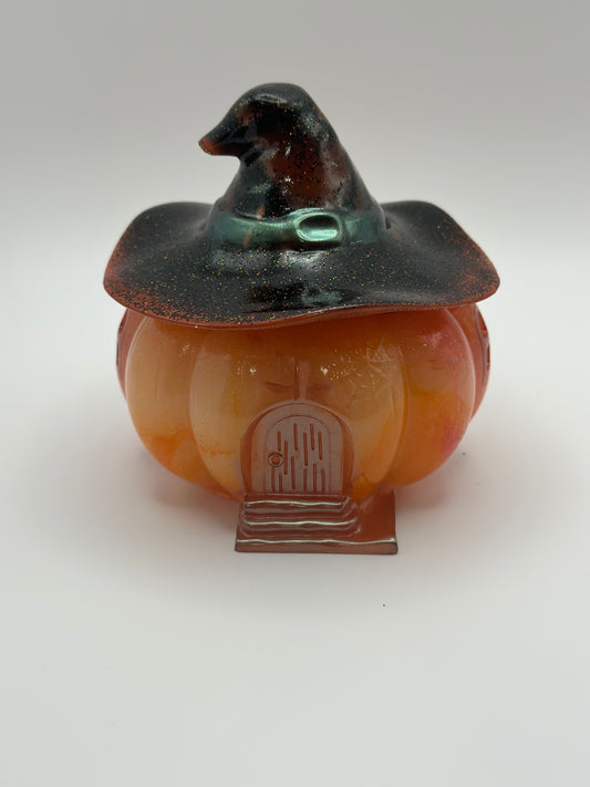 Pumpkin Witch Jar
