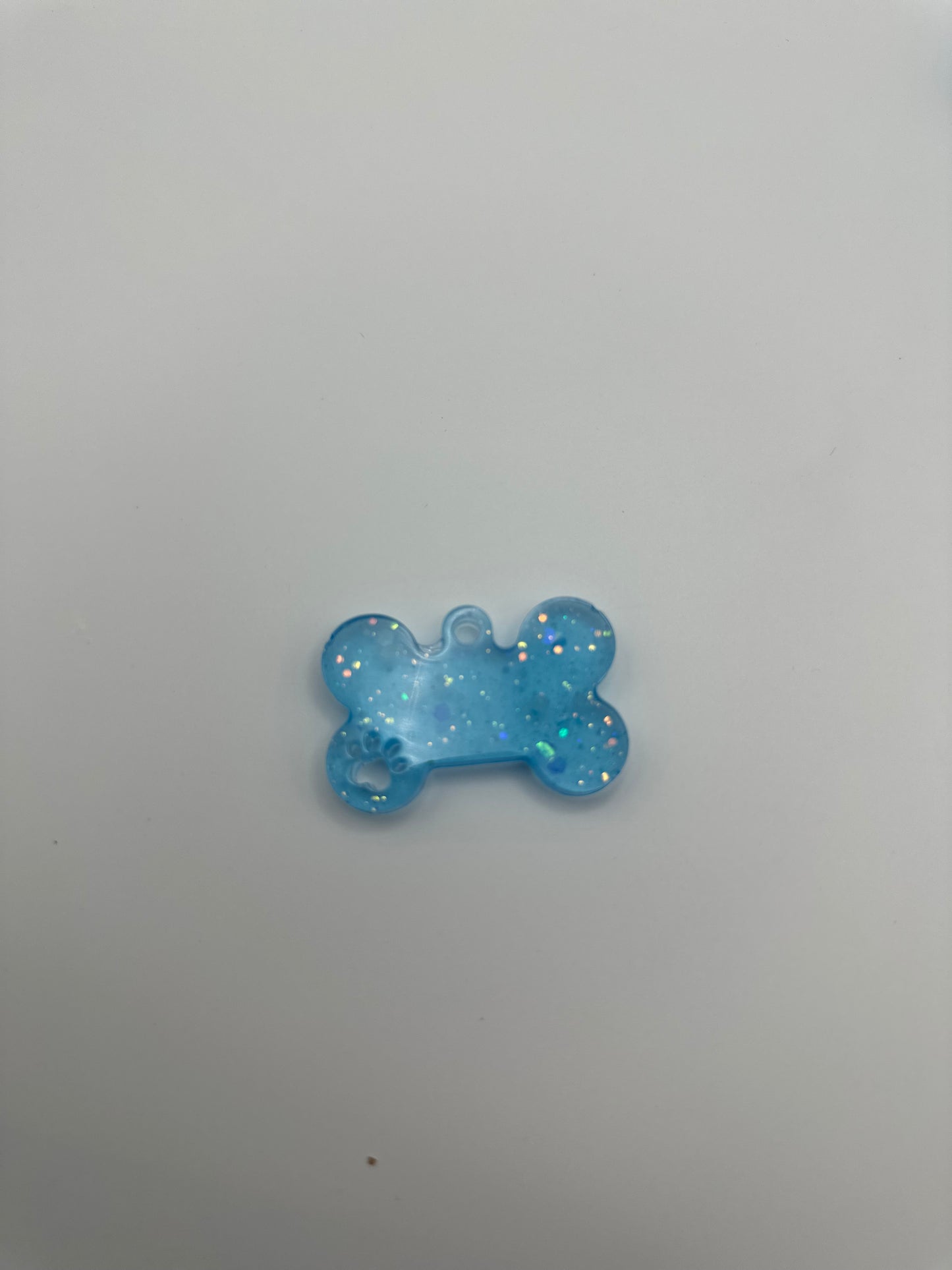 Medium Dog Bone Pet Tag with Paw Print