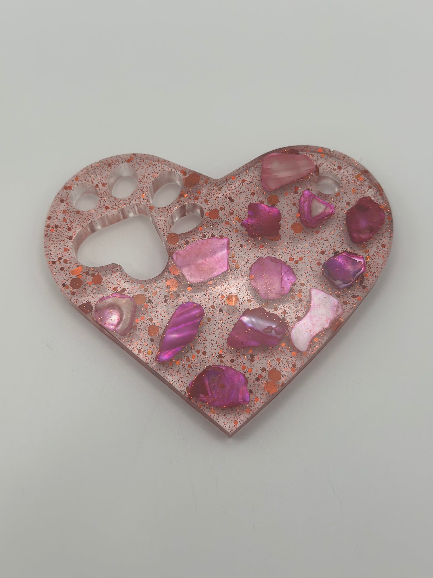 Heart with Paw Cutout