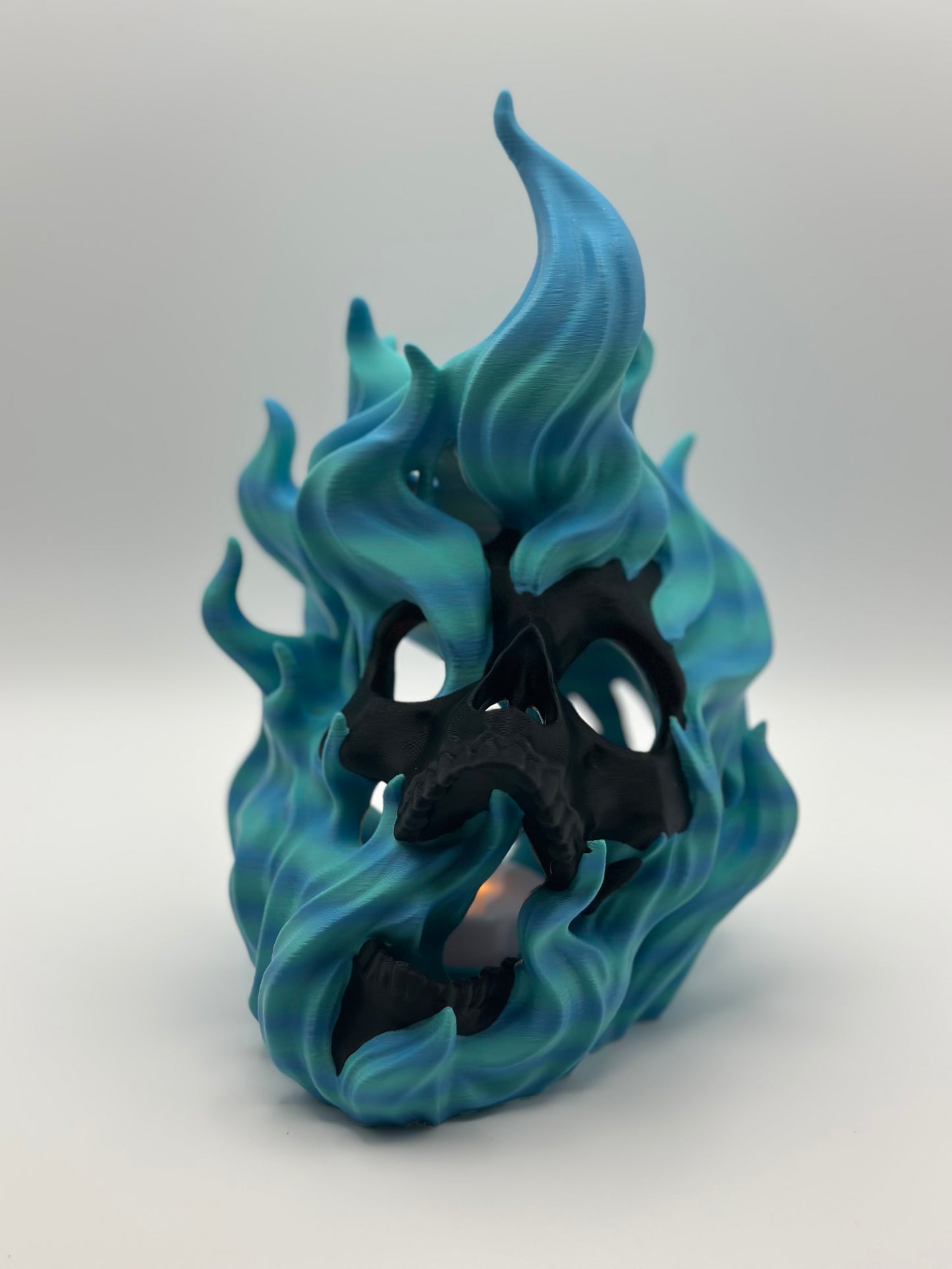 Bonefire Candle Holder with LED Candle