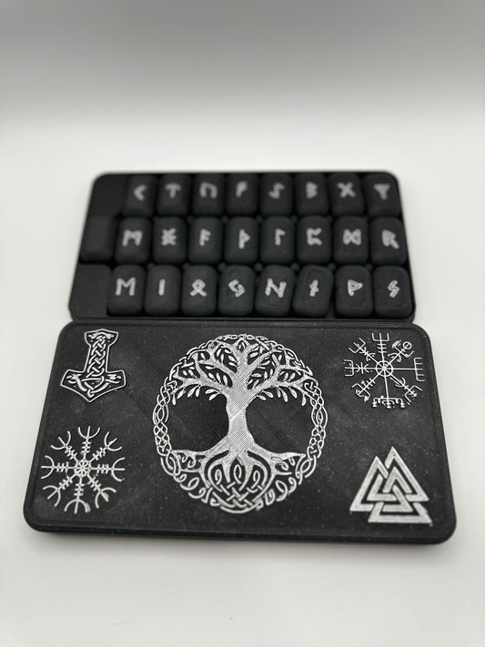 Runes in Decorative Box