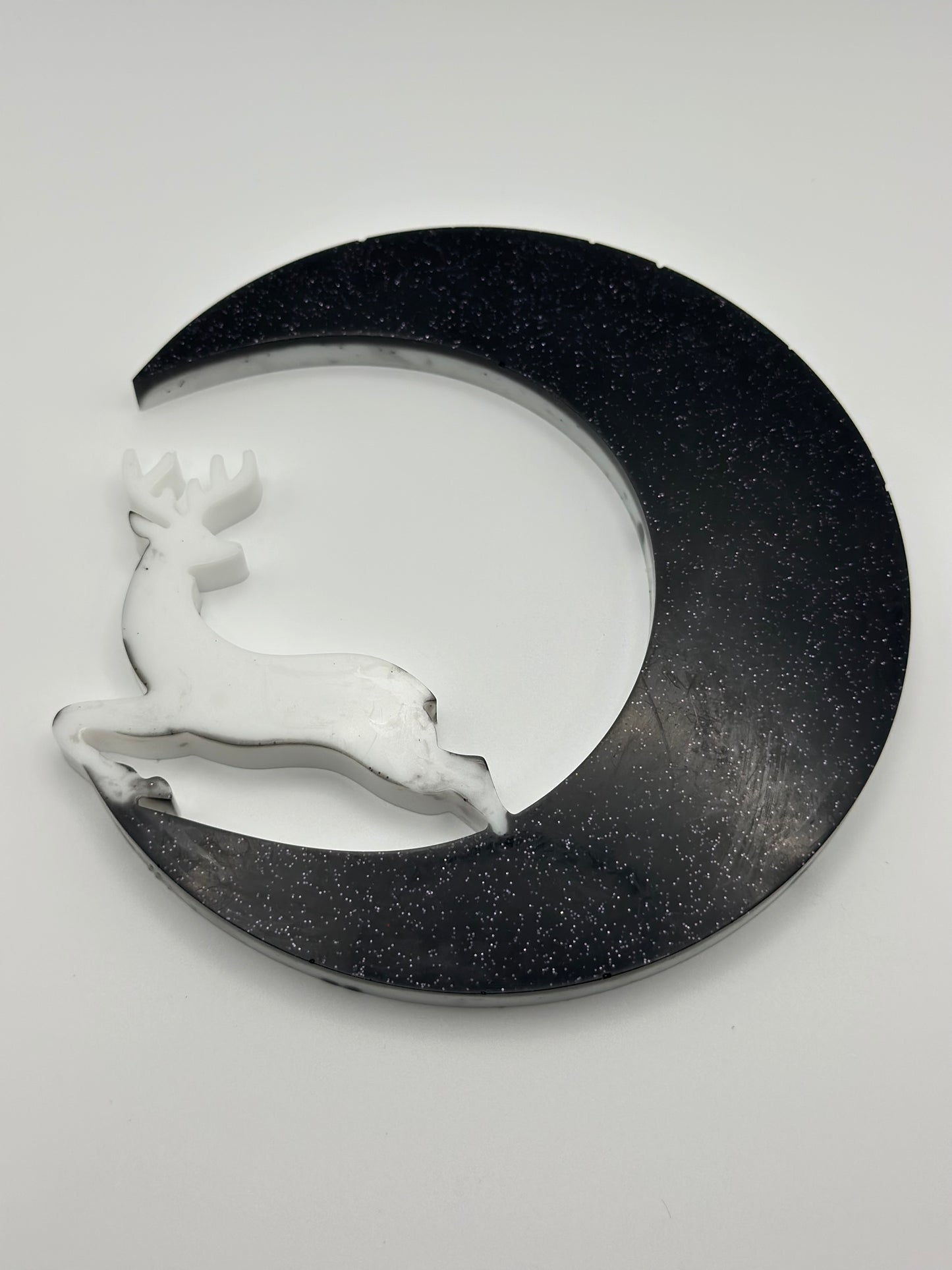 Moon with Buck Wall Art