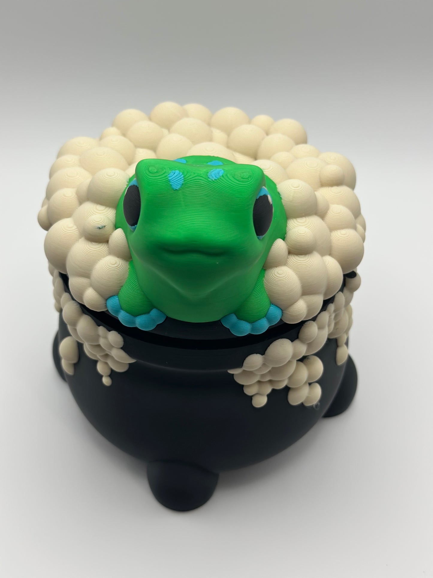 Large Frog Cauldron Trinket Jar