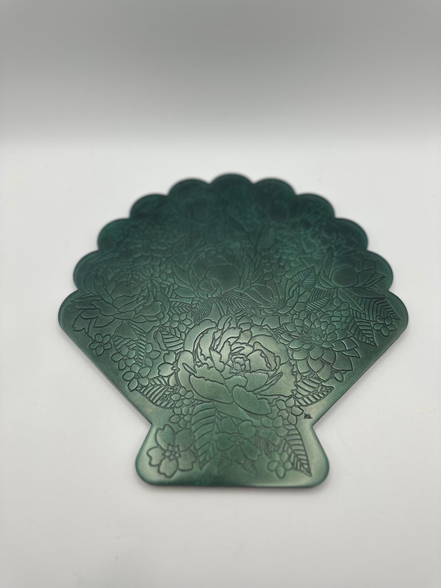 Shell with Embossed Flowers