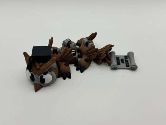 Mini Graduation Owl Dragon
