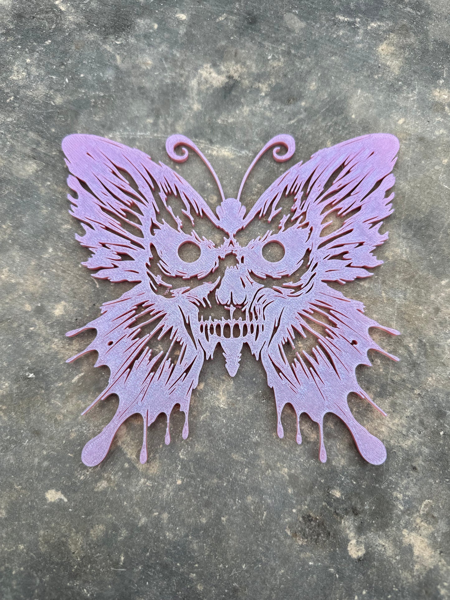 Skull Butterfly Wall Art
