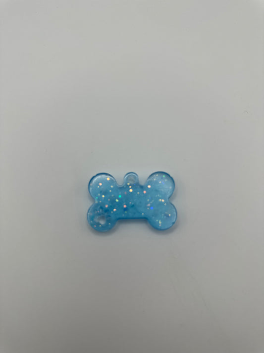 Medium Dog Bone Pet Tag with Paw Print