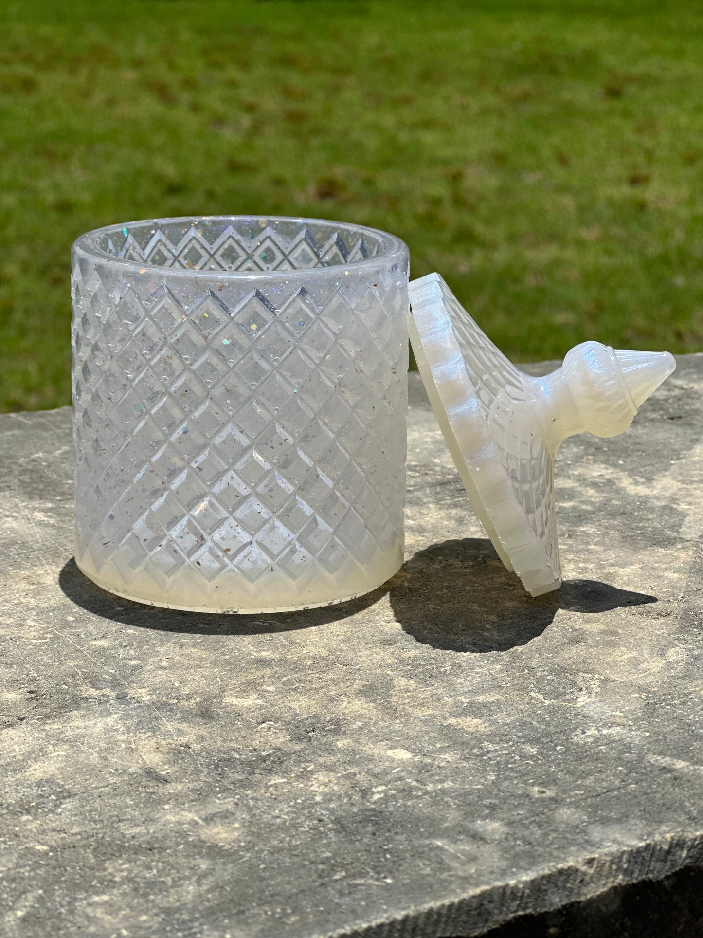 Crystal Jar with Lid