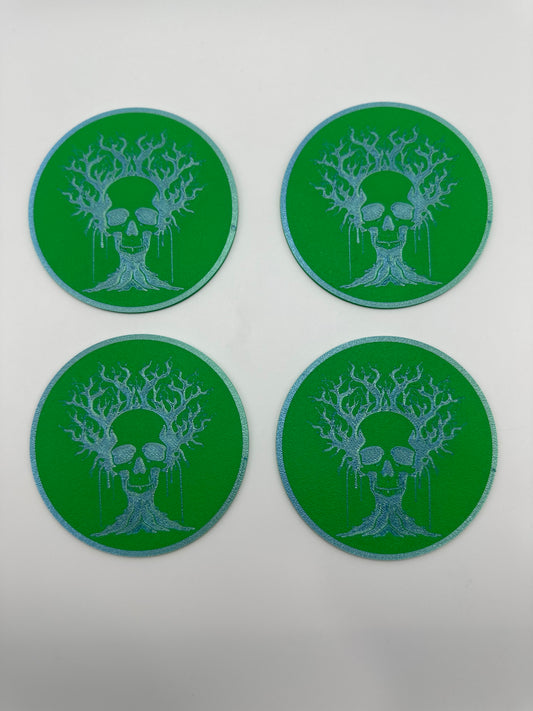 Skull Tree Coasters