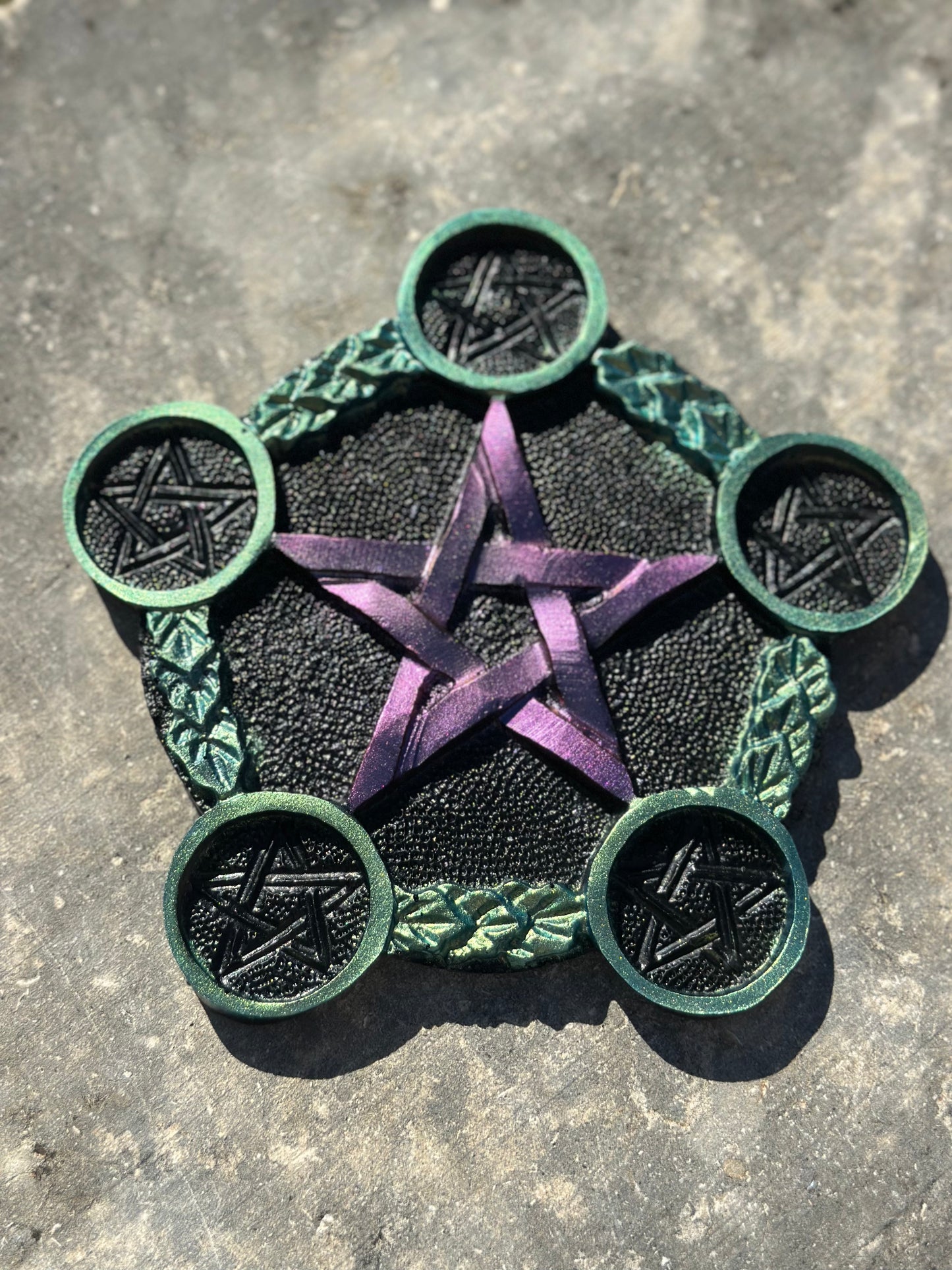 Pentagram Candle Holder