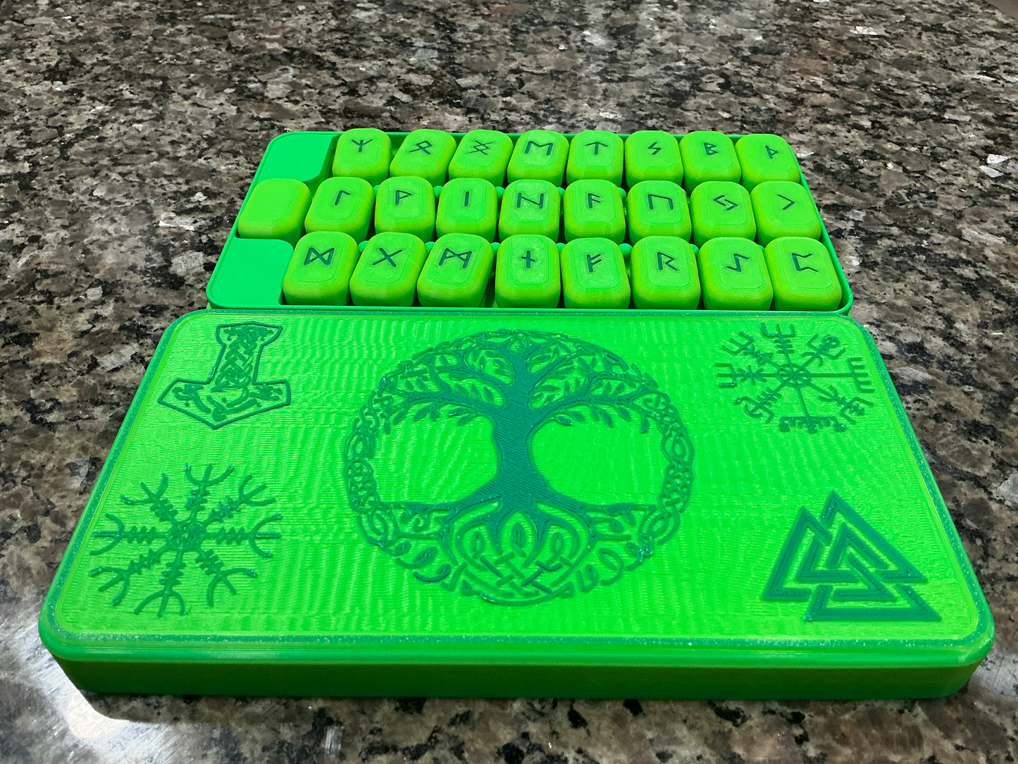 Runes in Decorative Box
