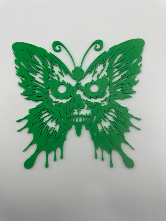 Skull Butterfly Wall Art
