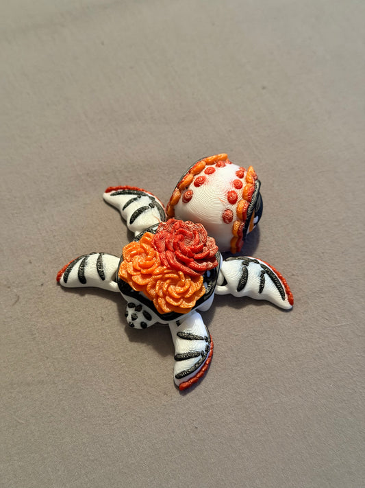 Dia de los Muertos (Day of the Dead) Turtle
