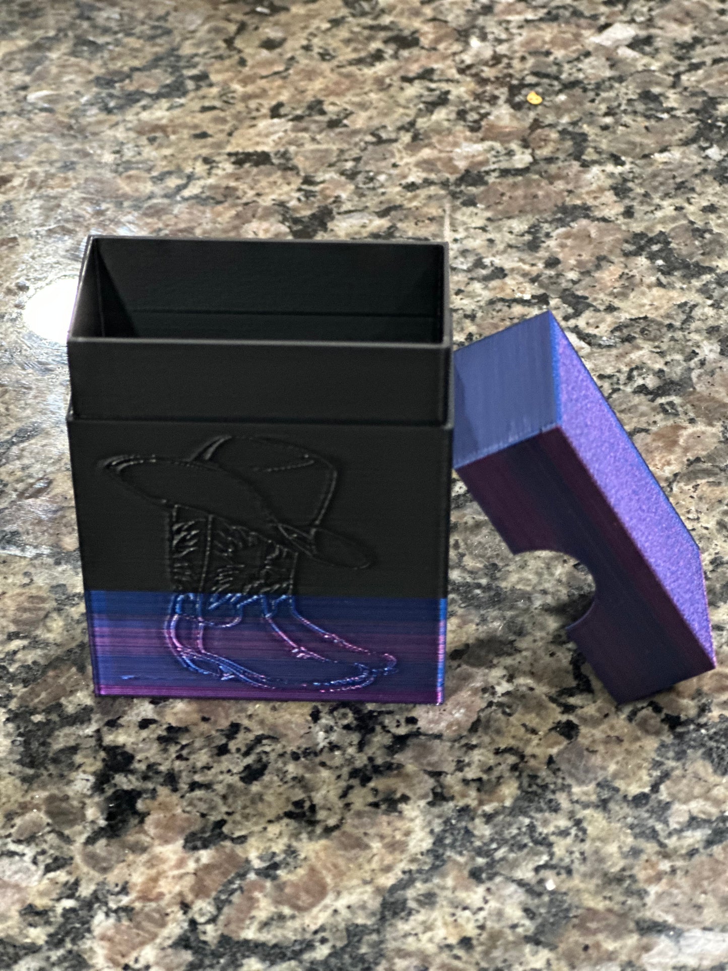 Small Cowboy Box with Lid