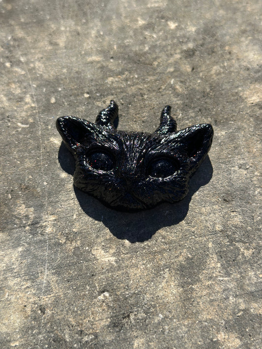 Devil Cat Face